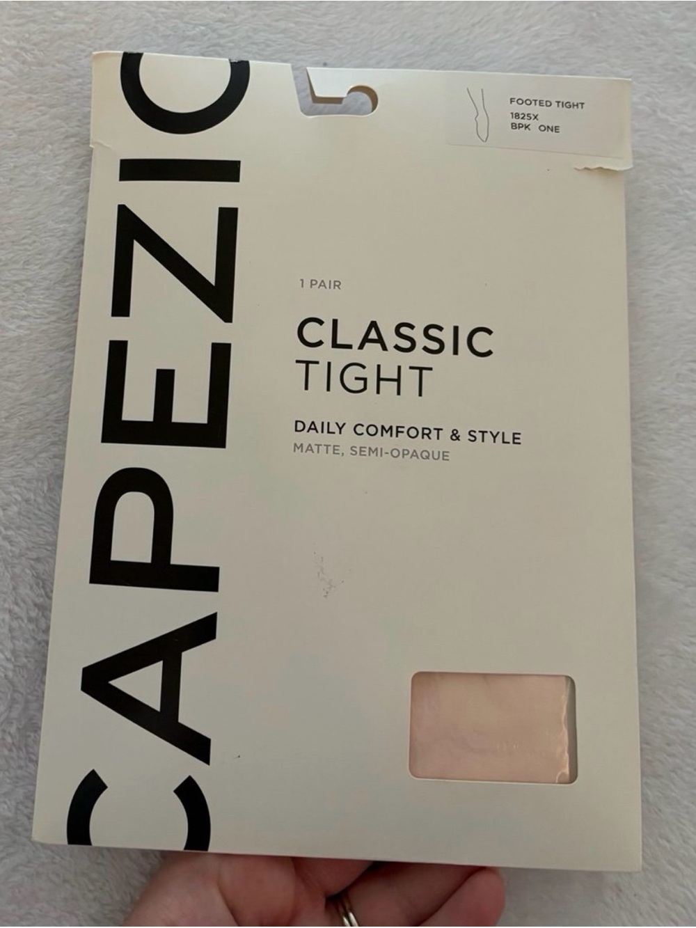 Capezio Classic Tights - Ballet Pink- Size 2-6 (Toddler) NWT in Box!!